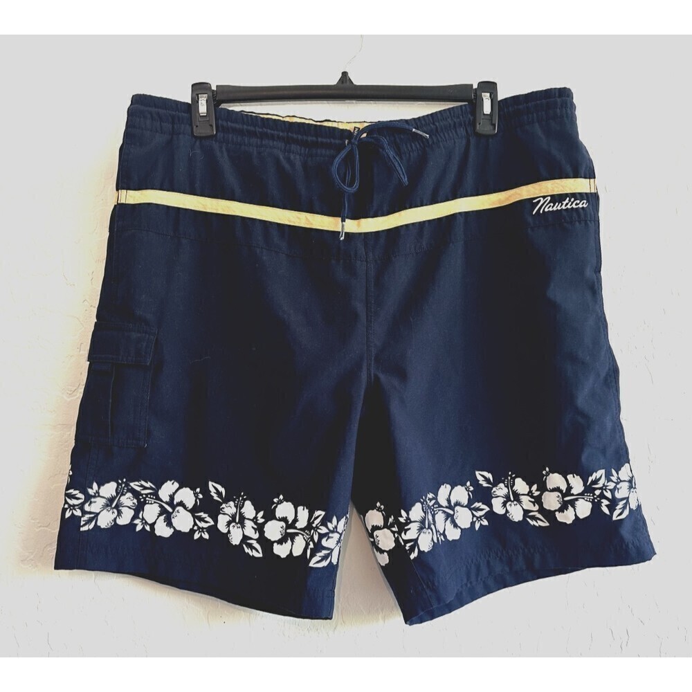 Nautica Aloha Swimming Trunks‎ Men's Size XL Beach Board Surf pool